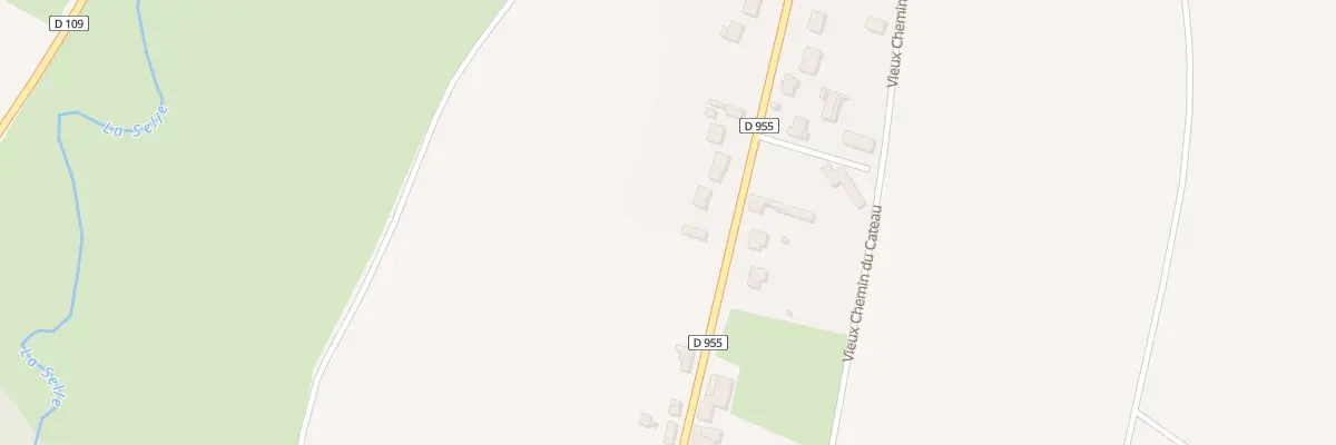 Plan du 128 Rue de l’Abbaye à Solesmes