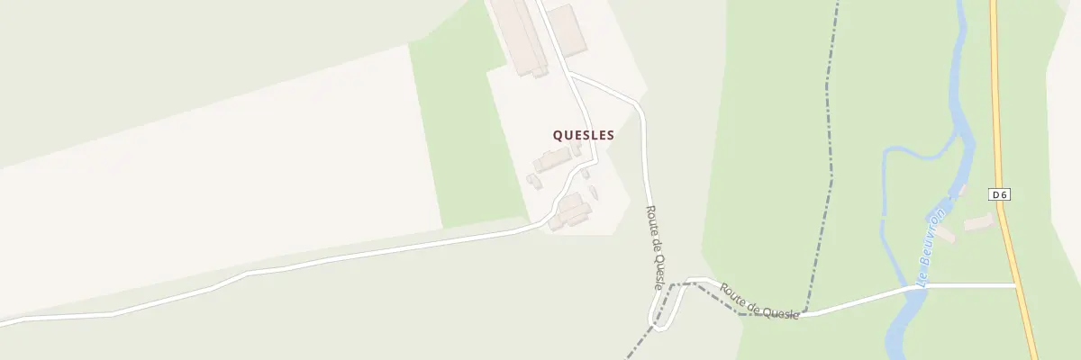 Plan du 6 Rte de Quesles à Ouagne