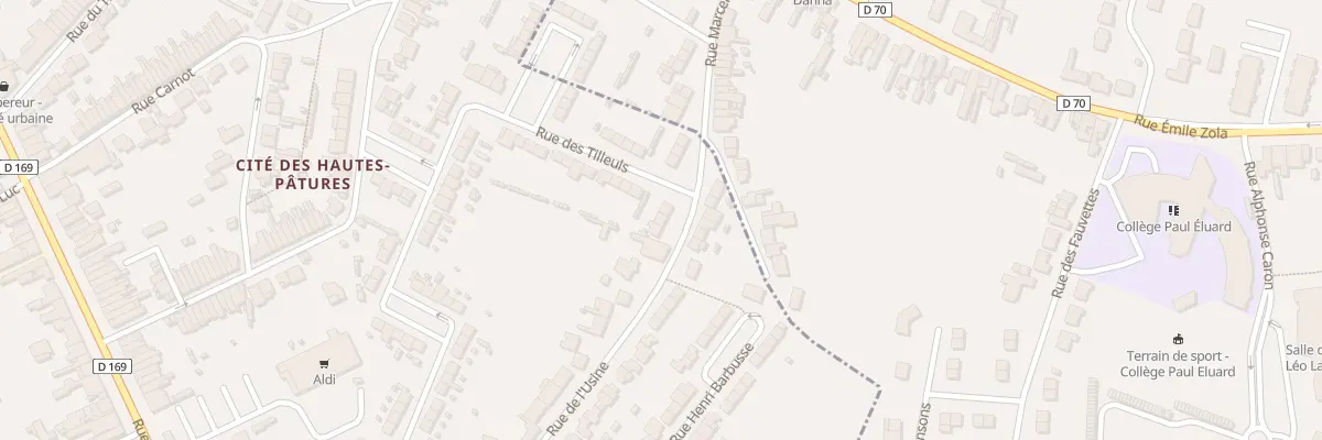 Plan du 471 Rue de l’Usine à Raismes