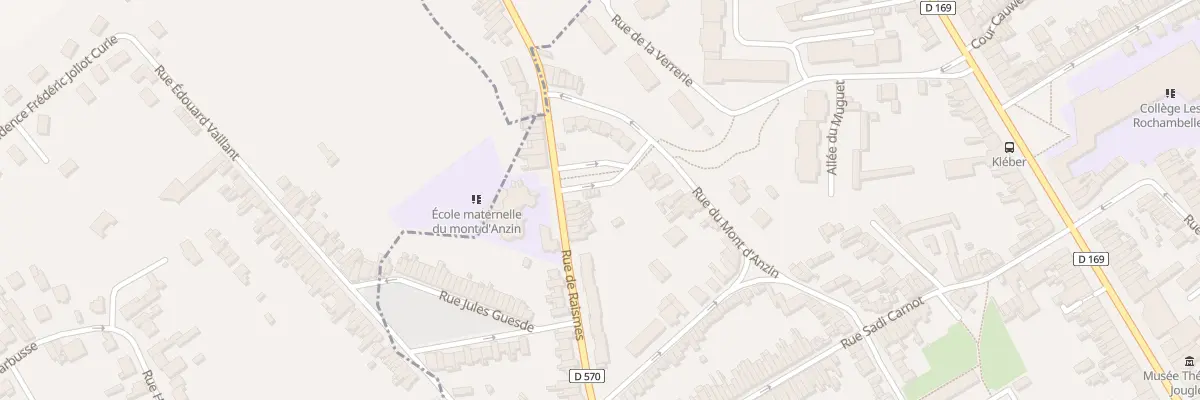 Plan du 37 Rue de Raismes à Anzin