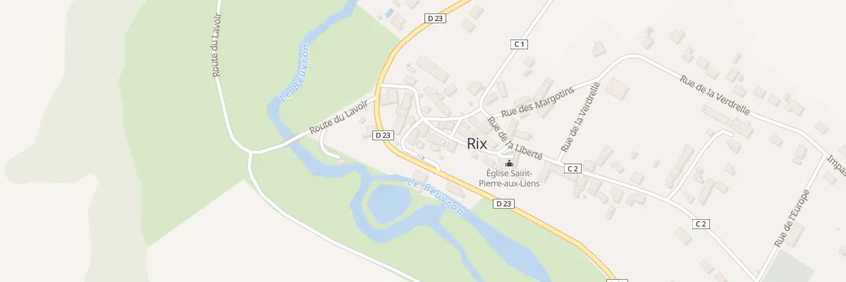 Plan du 46 Le Bourg à Rix