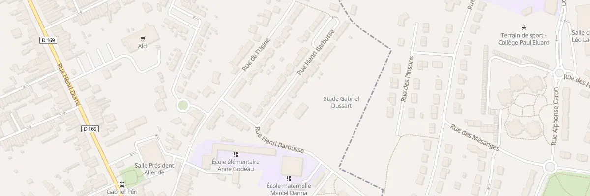 Plan du 24 Rue Henri Barbusse à Raismes
