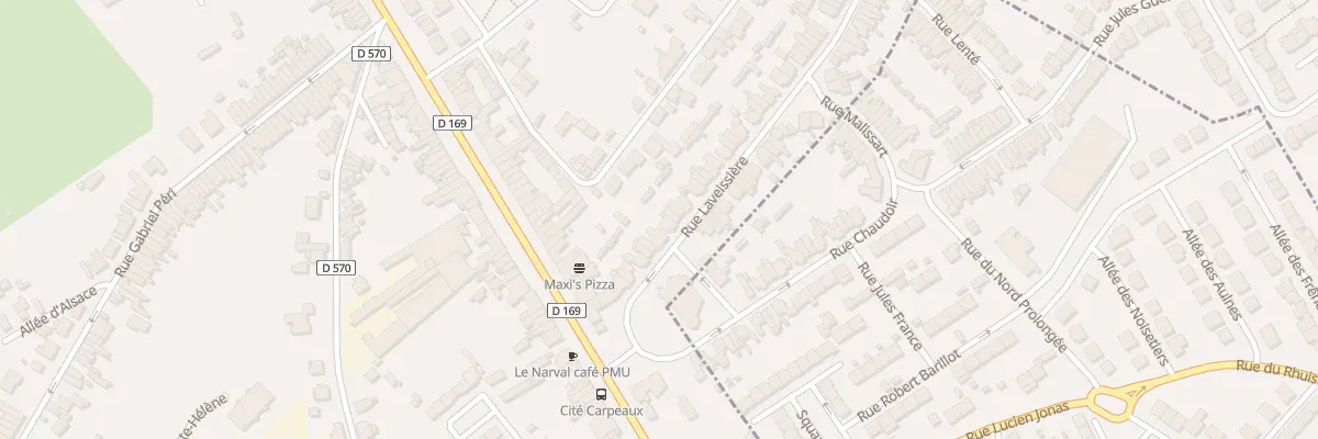 Plan du 13 Rue Laveissiere à Raismes