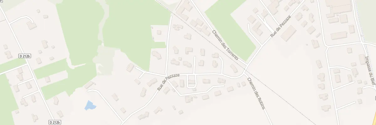Plan du 23 Rue de Pezzaze à Peschadoires