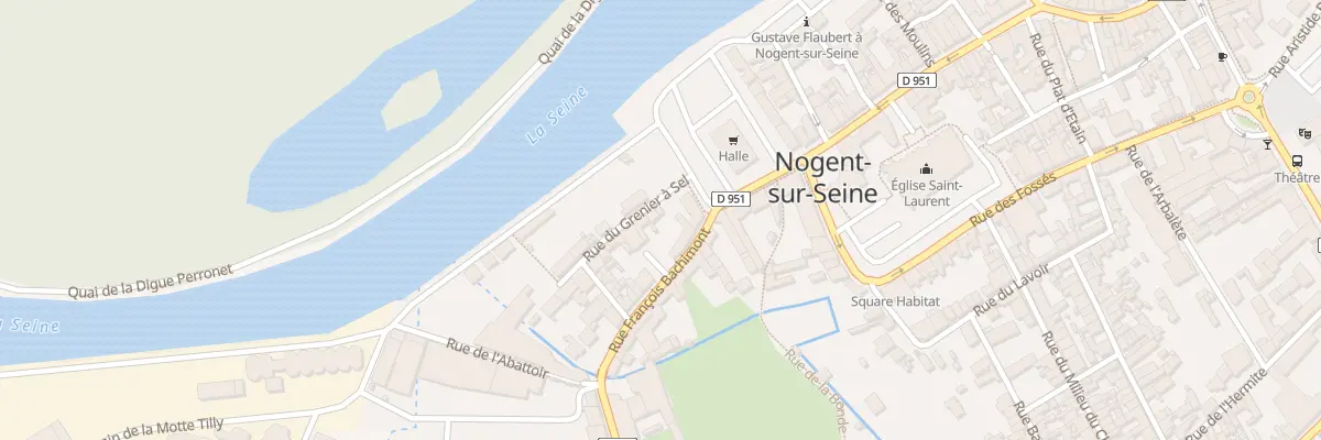 Plan du 1 Rue du Grenier a Sel à Nogent-sur-Seine