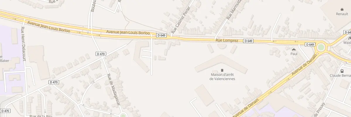 Plan du 99 Rue Lomprez à Valenciennes