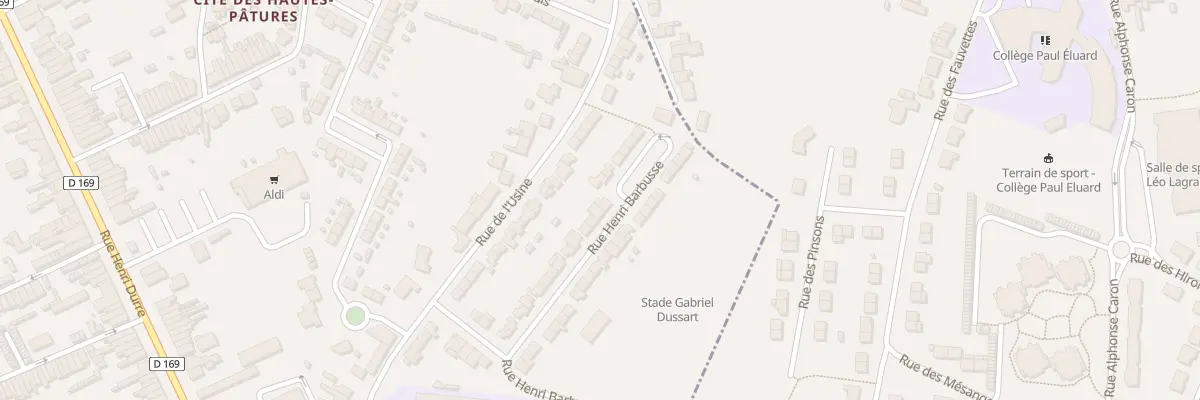 Plan du 31 Rue Henri Barbusse à Raismes