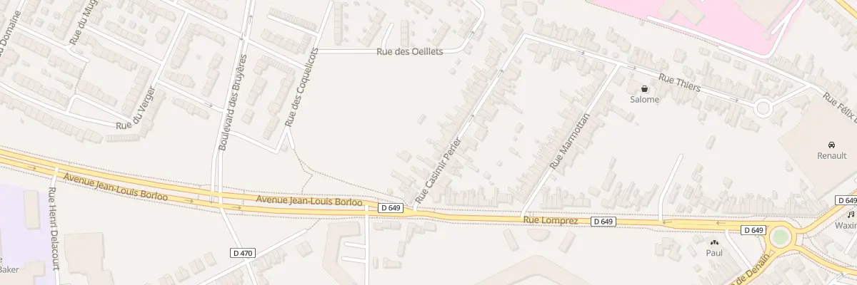 Plan du 42 Rue Casimir Périer à Valenciennes
