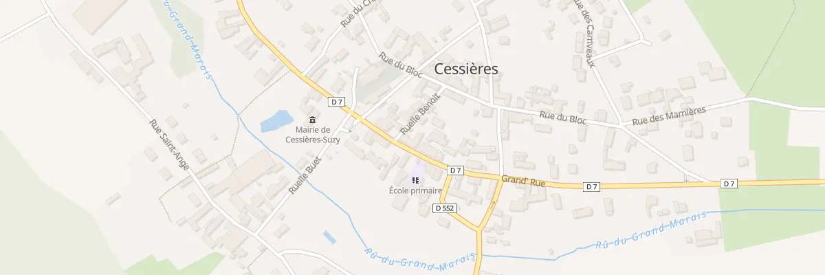 Plan du 25 Gr Grand Rue à Cessières-Suzy
