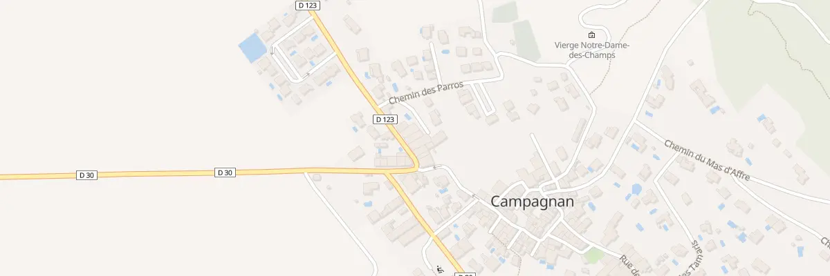 Plan du 267 Av de Bélarga à Campagnan
