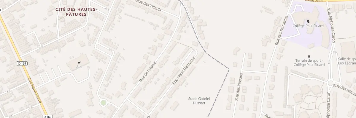 Plan du 35 Rue Henri Barbusse à Raismes