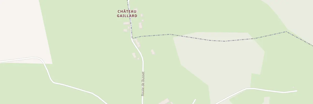 Plan du 40 Rte de Busset à Mariol