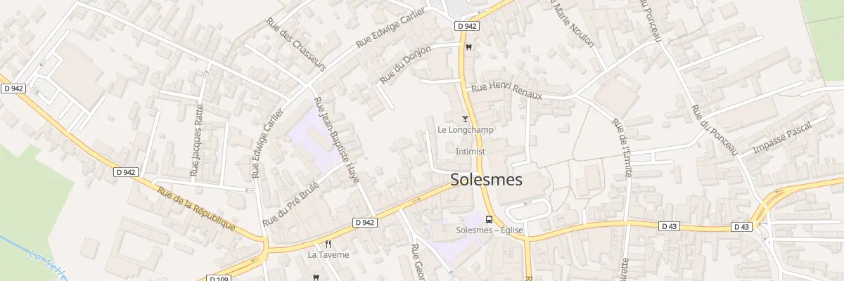 Plan du 13 Pl Marche aux Braises à Solesmes