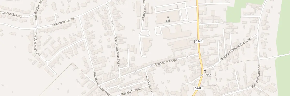 Plan du 9001 Rue de la Cavée à Solesmes