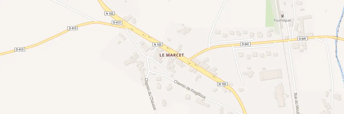 Plan du 47 Rte de Brioude à Salzuit