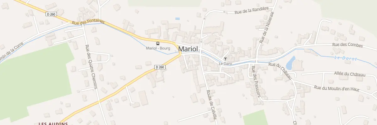Plan du 5 Imp des Bleuets à Mariol