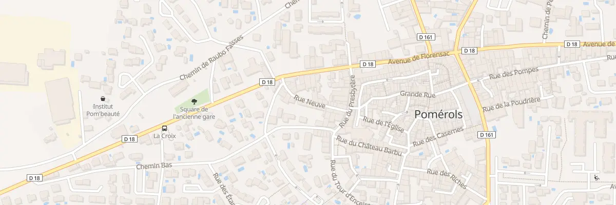 Plan du 13 Rue Neuve à Pomérols