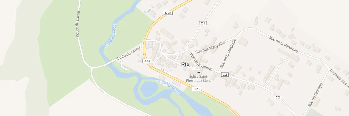 Plan du 32 Le Bourg à Rix
