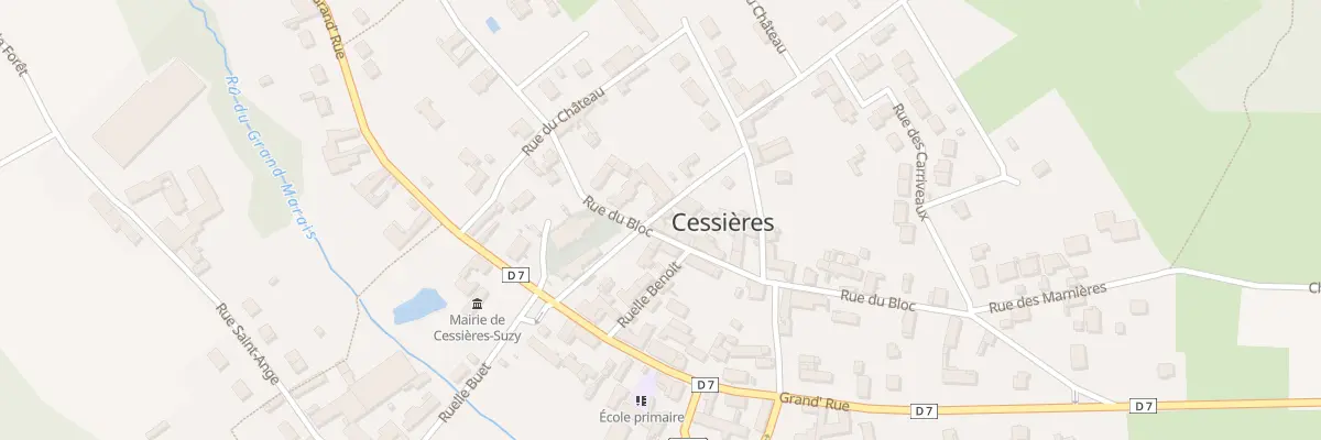 Plan du 21 Rue du Bloc à Cessières-Suzy