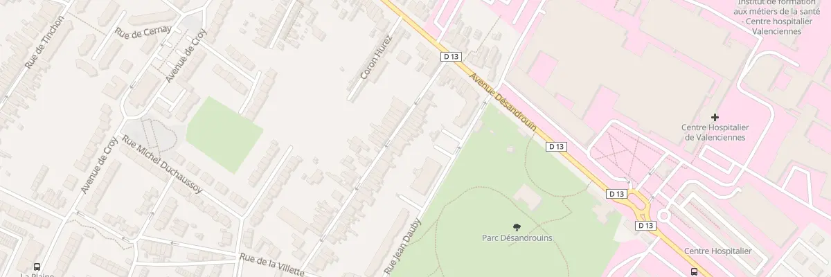 Plan du 15 Rue Charles Tauchon à Valenciennes