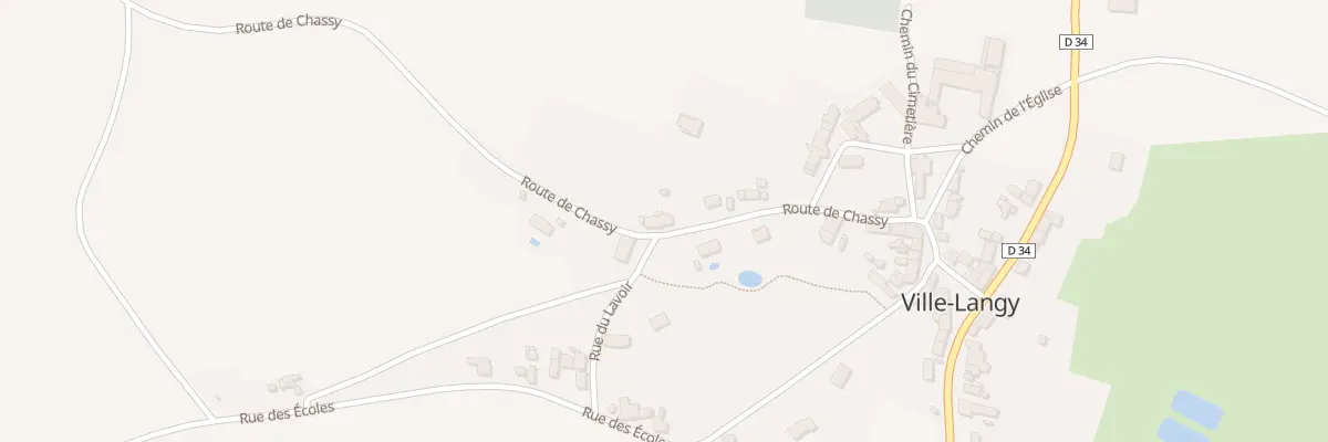 Plan du 11 Rte de Chassy à Ville-Langy