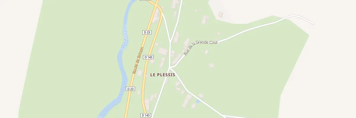 Plan du 216 Le Plessis à Ouagne