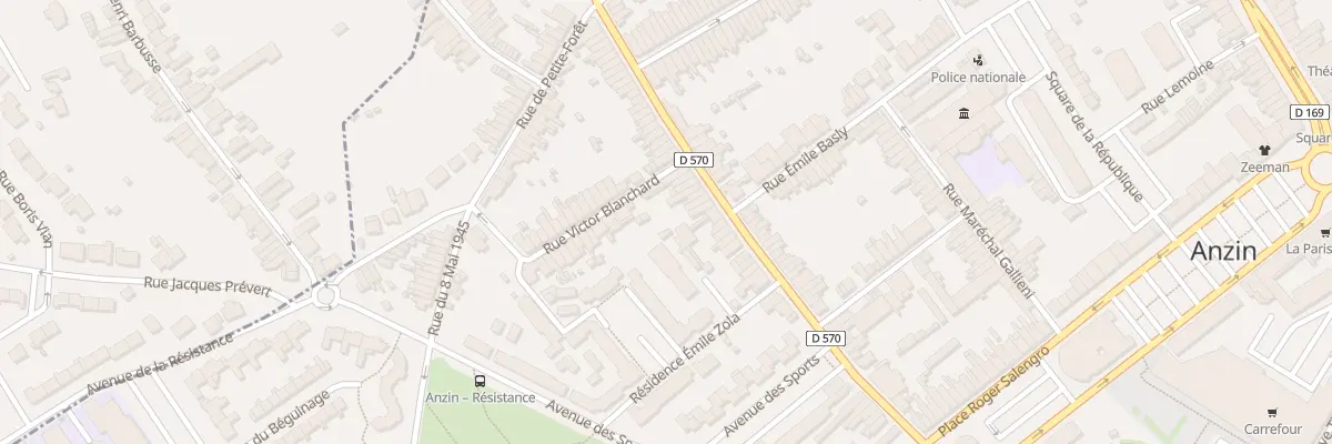 Plan du 82 Rue du Soldat Beaulieu à Anzin