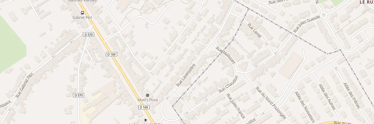 Plan du 29 Rue Laveissiere à Raismes