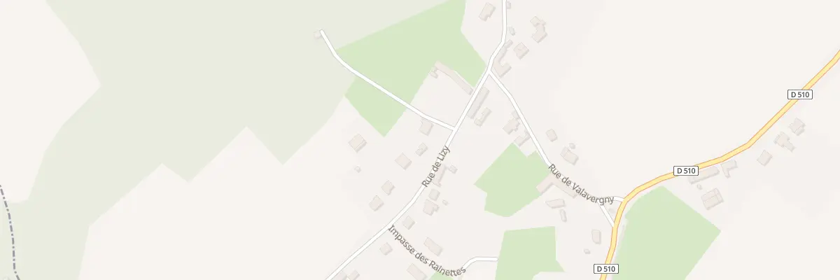 Plan du 6 Rue de Lizy à Merlieux-et-Fouquerolles
