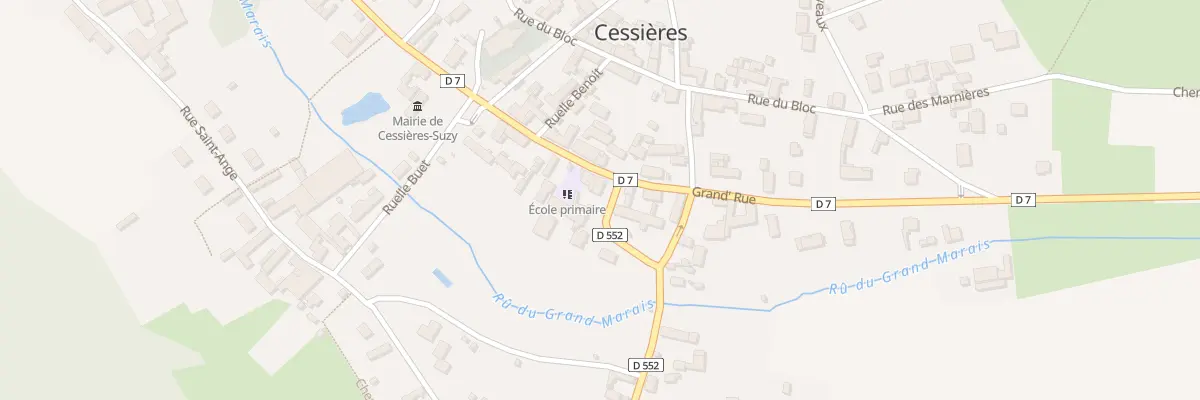 Plan du 20 Gr Grand Rue à Cessières-Suzy