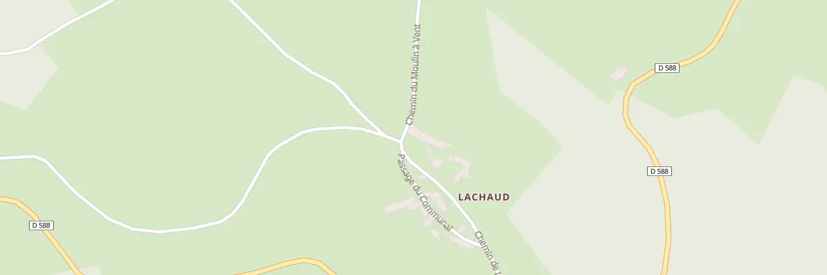 Plan du 15 Che de Lachaud à Champagnac-le-Vieux