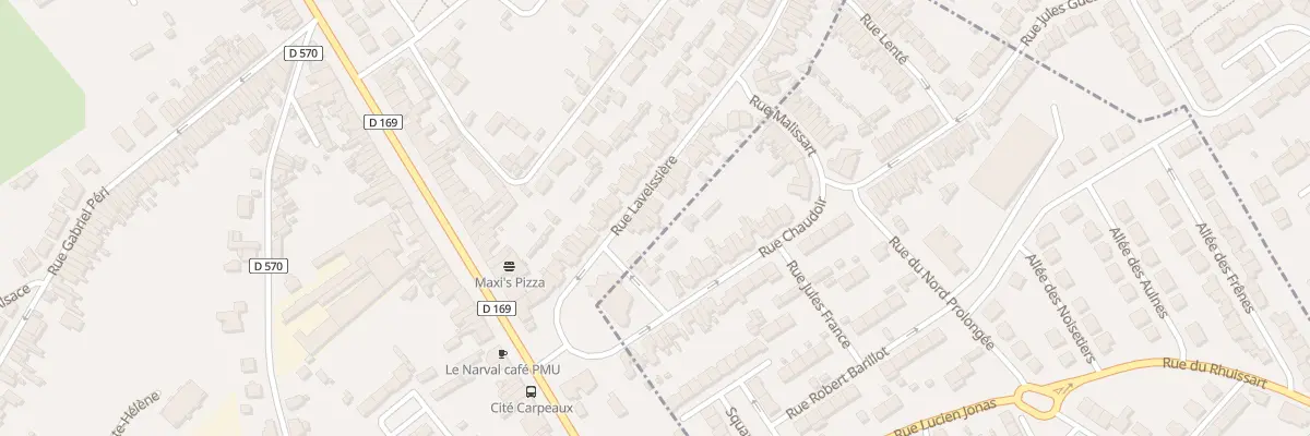 Plan du 6 Rue Laveissiere à Raismes