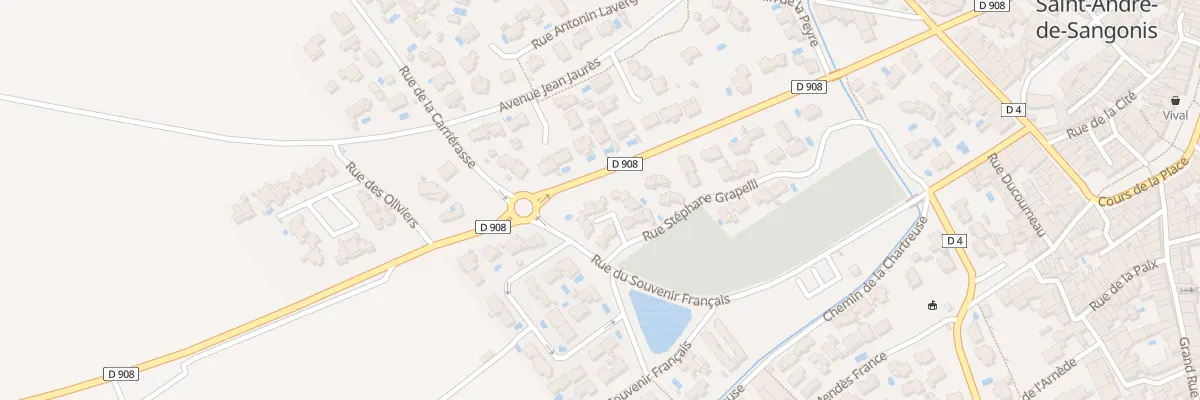 Plan du 42 Rue Stephane Grapelli à Saint-André-de-Sangonis