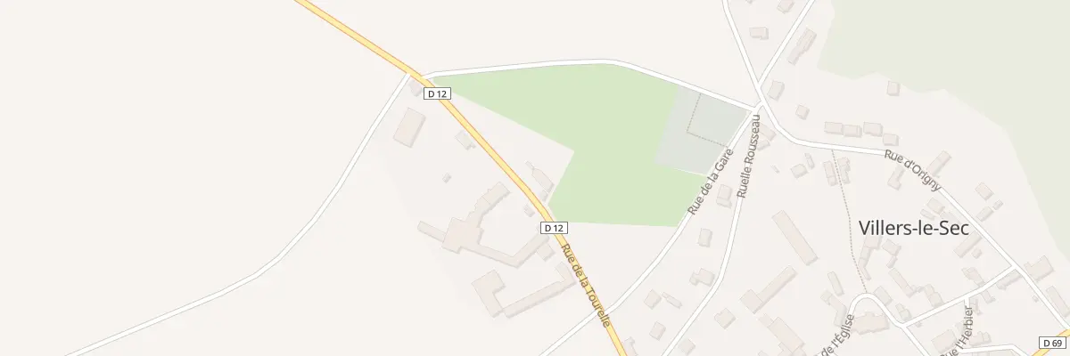 Plan du 10 Rue de la Tourelle à Villers-le-Sec