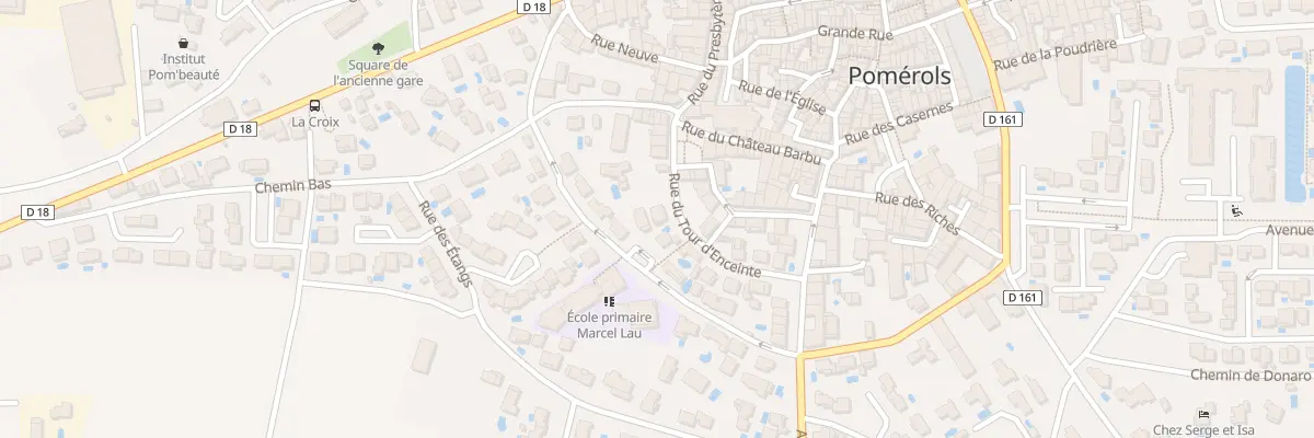 Plan du 14 Rue du Tour d’Enceinte à Pomérols