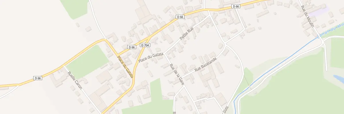 Plan du 1 Rue de la Gare à Bernot