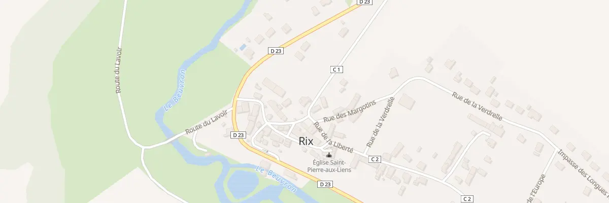 Plan du 35 Le Bourg à Rix