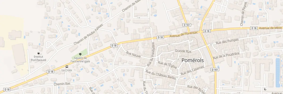 Plan du 47 Av de Florensac à Pomérols
