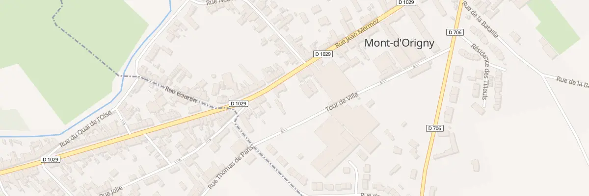 Plan du 8 Rue Jean Mermoz à Mont-d’Origny