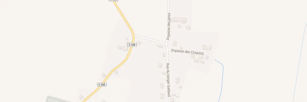 Plan du 25 Rue du Verger Gaillard à Boucé