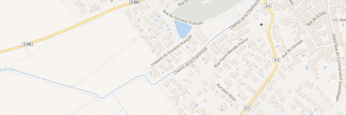 Plan du 11T Rue du Souvenir Français à Saint-André-de-Sangonis