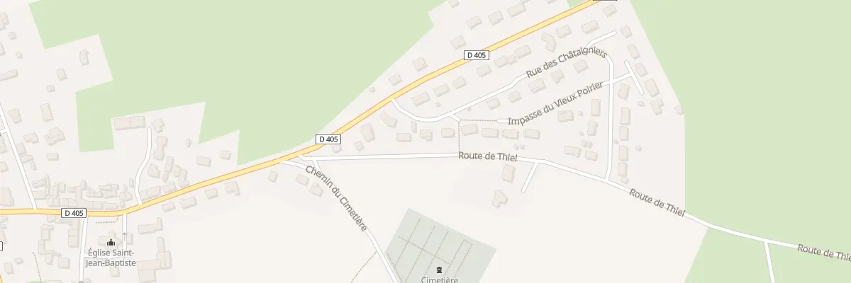 Plan du 6 Rue des Chataigniers à Lusigny