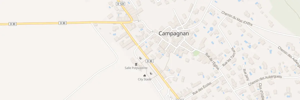 Plan du 22 Av de St Pargoire à Campagnan
