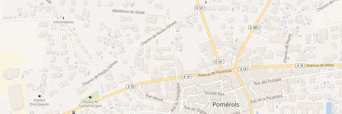 Plan du 2G All de l’Intérêt Local à Pomérols