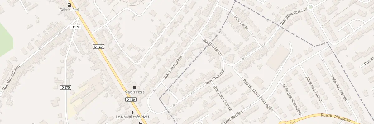 Plan du 16 Rue Laveissiere à Raismes