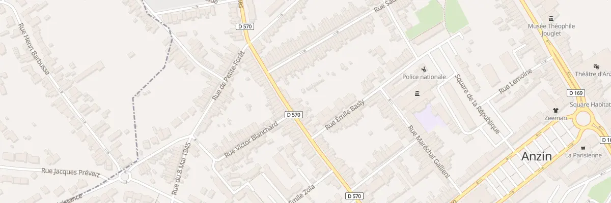 Plan du 79 Rue du Soldat Beaulieu à Anzin