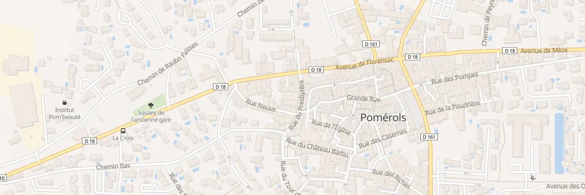 Plan du 12 Rue du Presbytère à Pomérols