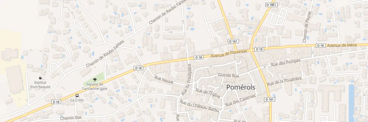 Plan du 41 Av de Florensac à Pomérols
