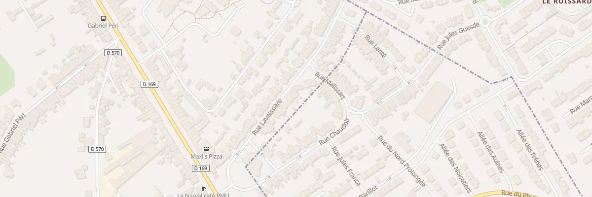 Plan du 20 Rue Laveissiere à Raismes