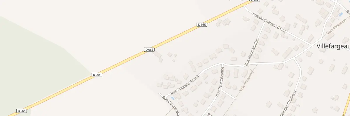 Plan du 40 Av de la Puisaye à Villefargeau